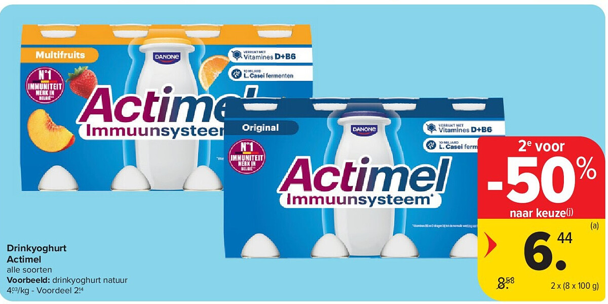 Drinkyoghurt Actimel