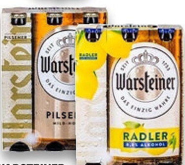 WARSTEINER Bier oder Biermischgetränk