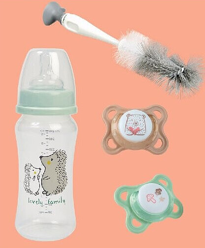 Sélection d'articles biberonnerie et sucettes Auchan Baby