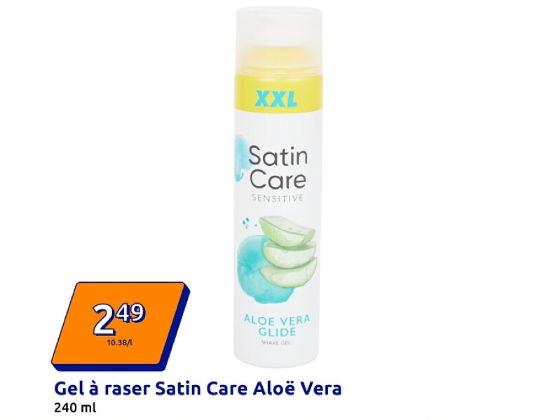 Gel à raser Satin Care Aloë Vera