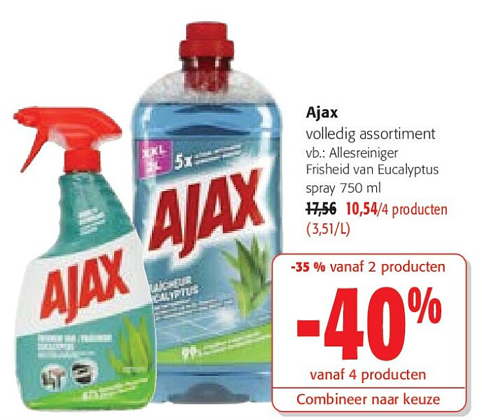 Ajax volledig assortiment