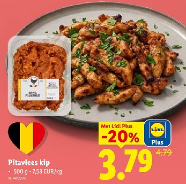 Pitavlees kip