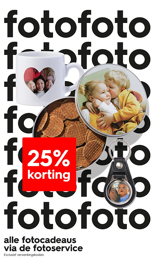 alle fotocadeaus via de fotoservice