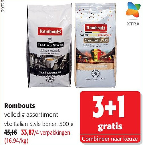 Rombouts Italian Style bonen 500 g