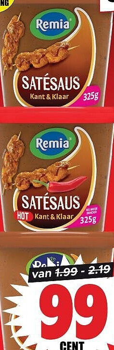Remia satésaus kant & klaar