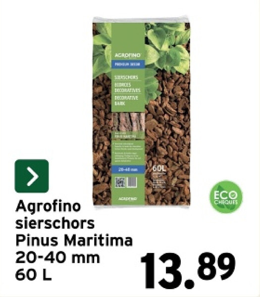 Agrofino sierschors Pinus Maritima 20-40 mm 60 L
