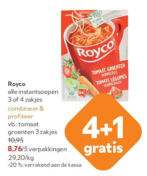 Royco tomaat groenten 3 zakjes