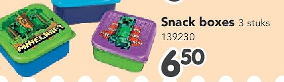 Snack boxes 3 stuks 139230