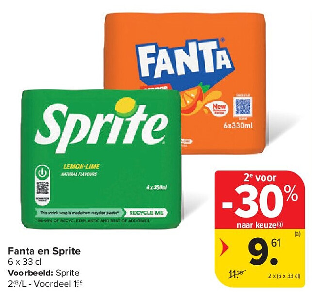 Fanta en Sprite