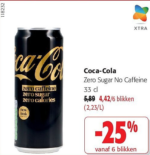 Coca-Cola Zero Sugar No Caffeine 33 cl