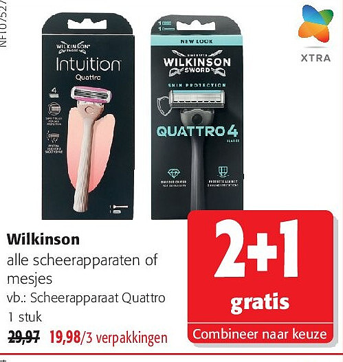Wilkinson Scheerapparaat Quattro 1 stuk