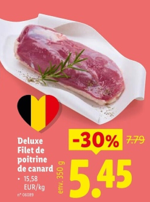 Filet de poitrine de canard