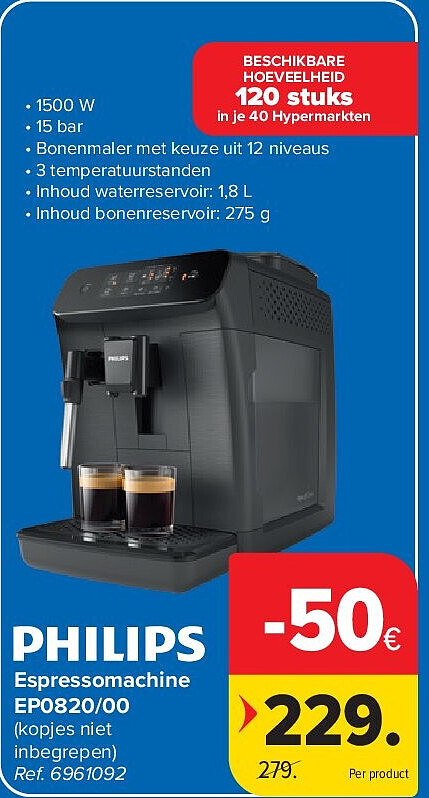 Espressomachine EP0820/00