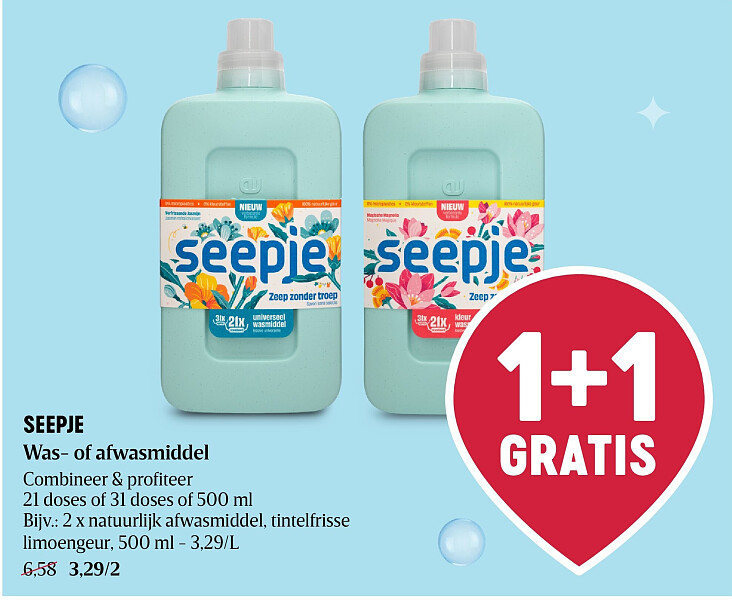 SEEPJE Was- of afwasmiddel