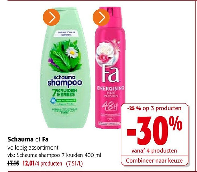 Schauma shampoo 7 kruiden 400 ml