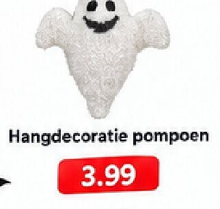Hangdecoratie pompoen