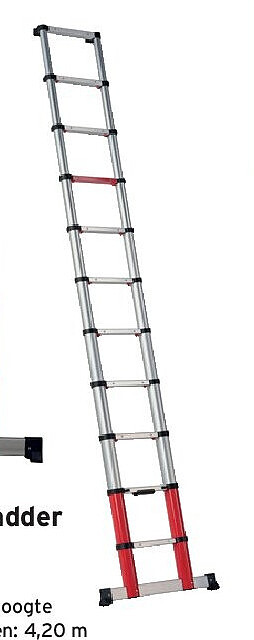 Altrex telescoopladder Smart Up Go 11 treden