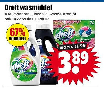 Dreft wasmiddel