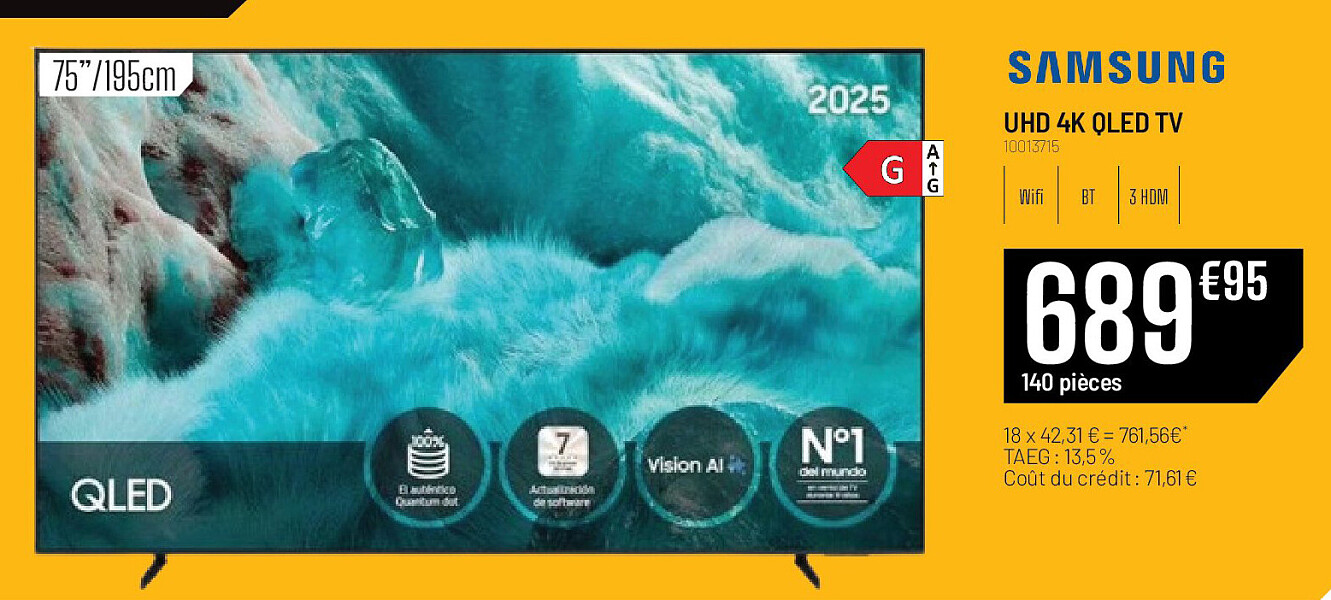 Samsung UHD 4K QLED TV