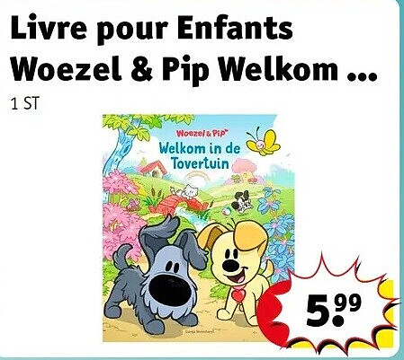Livre pour Enfants Woezel & Pip Welkom...