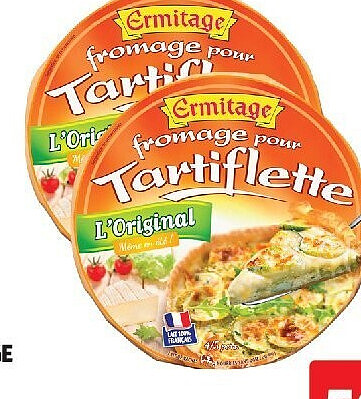 Fromage pour tartiflette Ermitage 27% MG, 450 g
