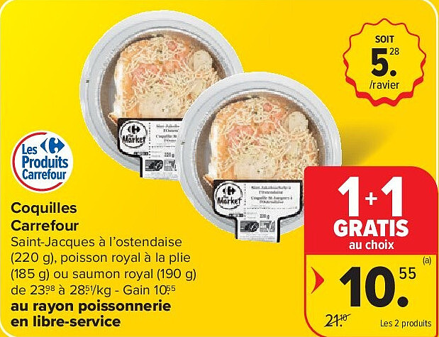 Coquilles Carrefour