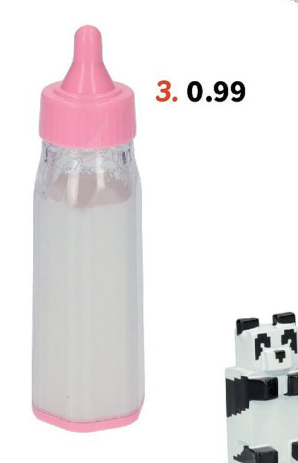 Poppen melkflesje