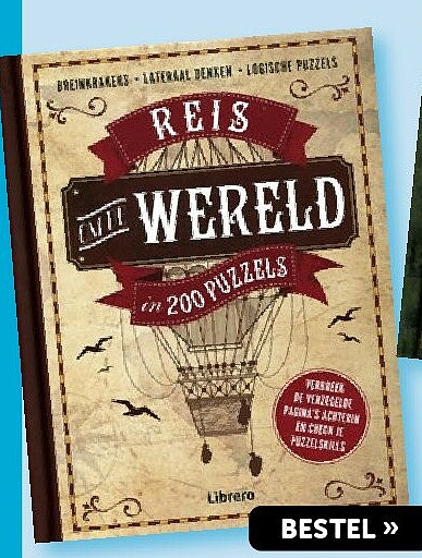 Reis om de wereld in 200 puzzels