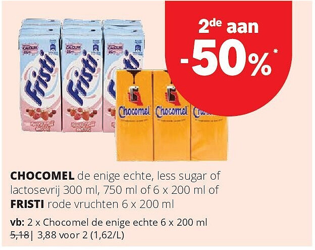Chocomel de enige echte 6 x 200 ml