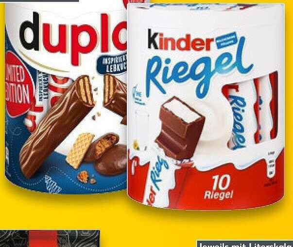 Kinder Riegel oder Duplo