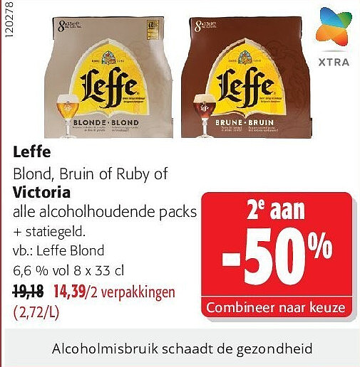 Leffe Blond 6,6 % vol 8 x 33 cl