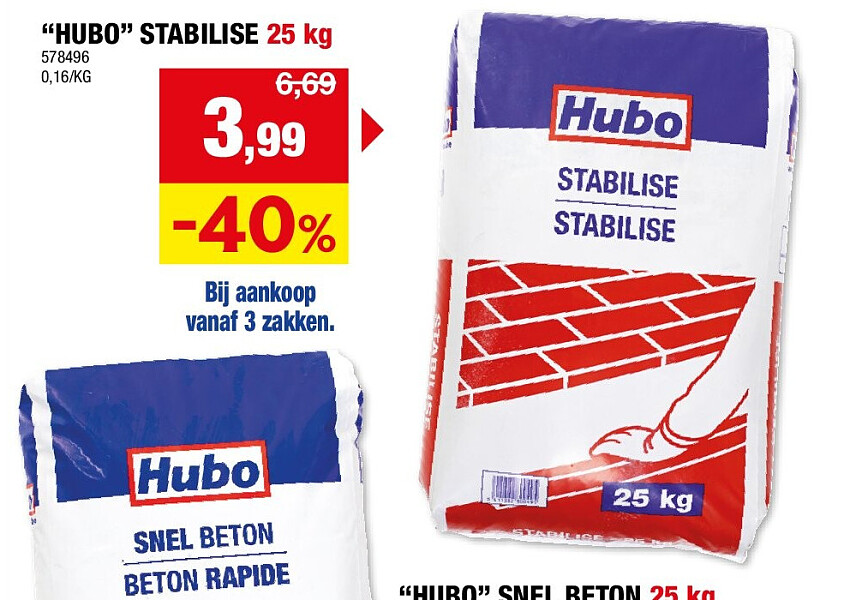“HUBO” STABILISE 25 kg