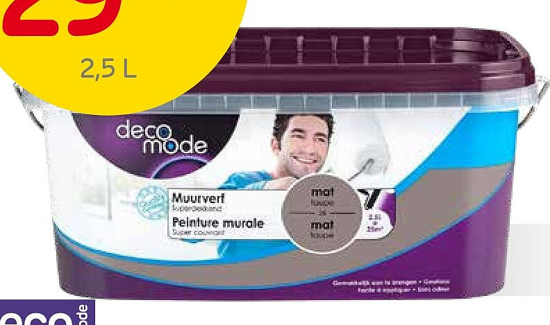 Muurverf Deco mode 2,5 L