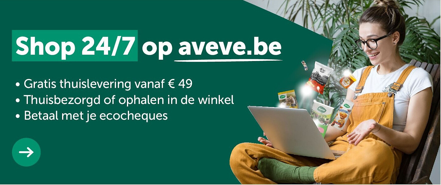 Shop 24/7 op aveve.be