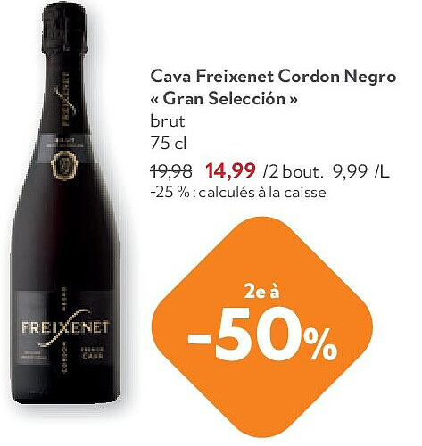 Cava Freixenet Cordon Negro « Gran Selección »