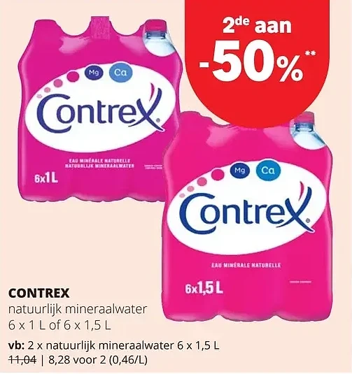 CONTREX natuurlijk mineraalwater 6 x 1,5 L