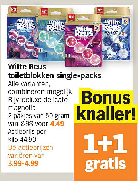 Witte Reus toiletblokken single-packs