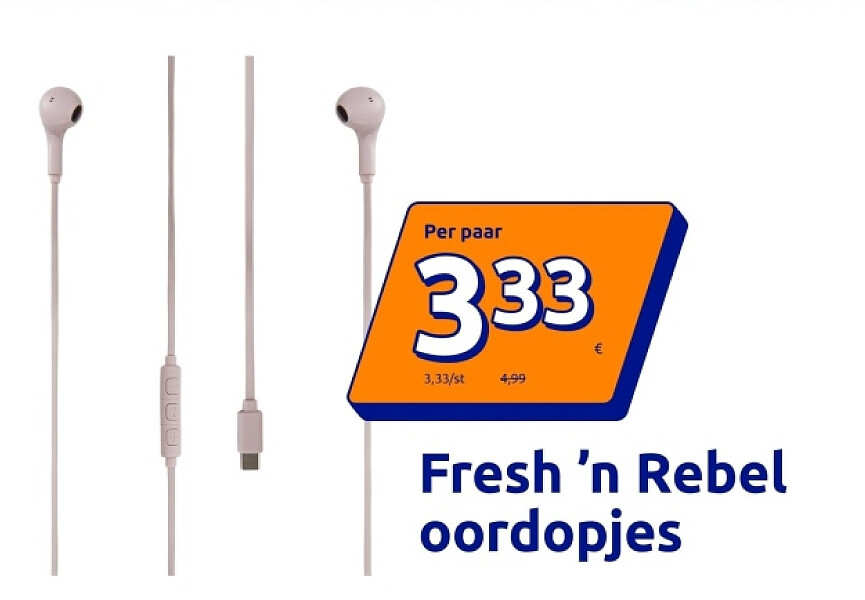 Fresh 'n Rebel oordopjes