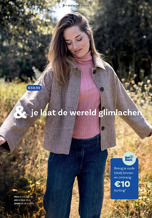 Kort geruit jas in roze, bruin en ecru