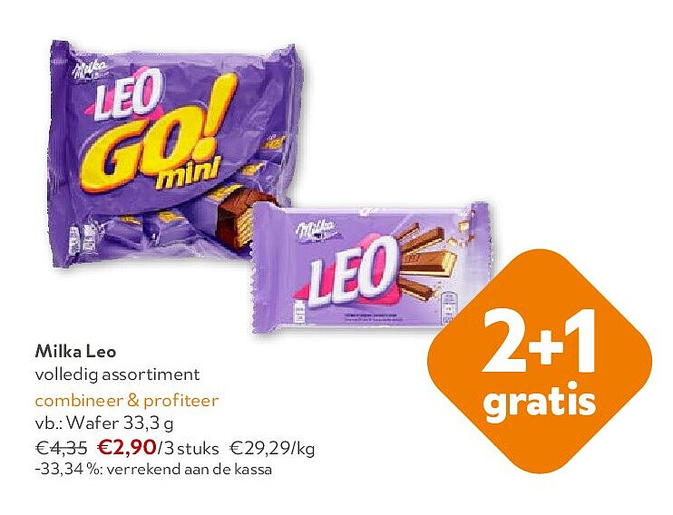 Milka Leo Wafer 33,3 g