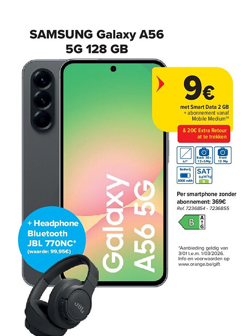 SAMSUNG Galaxy A56 5G 128 GB