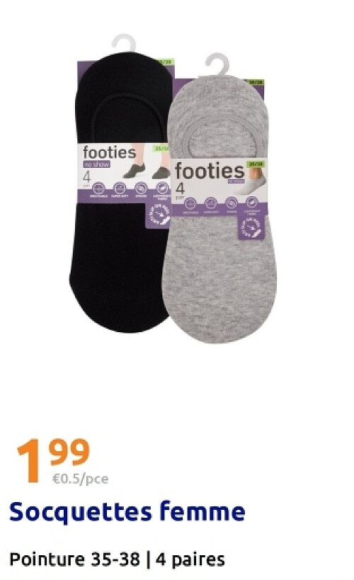 Socquettes femme