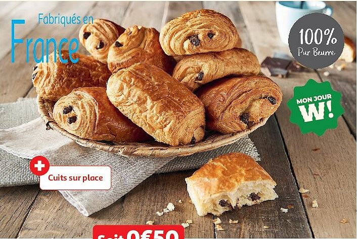 Pains au chocolat pur beurre