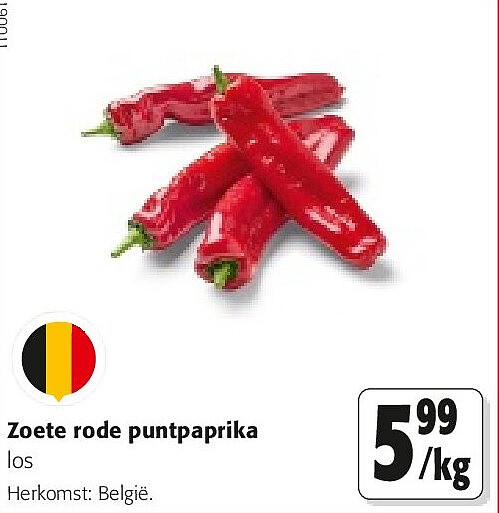 Zoete rode puntpaprika