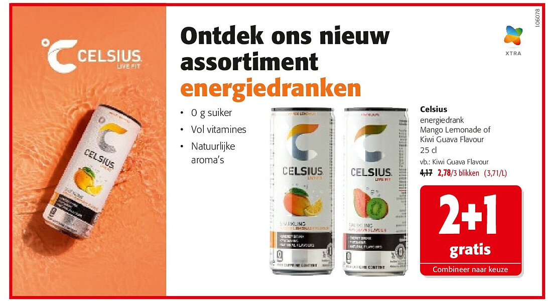 Celsius Kiwi Guava Flavour