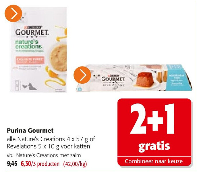 Purina Gourmet Nature’s Creations met zalm