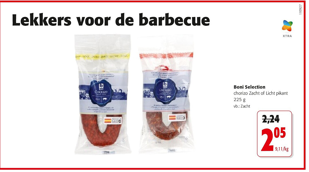 Boni Selection chorizo Zacht of Licht pikant 225 g