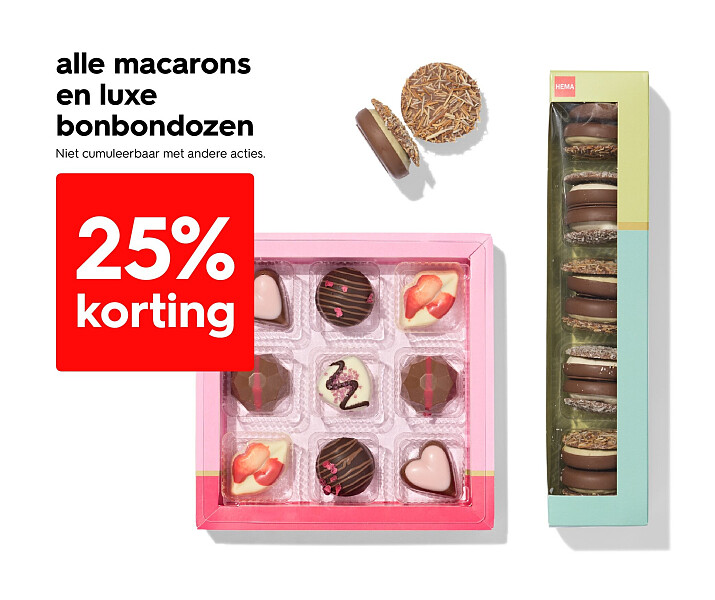 alle macarons en luxe bonbondozen