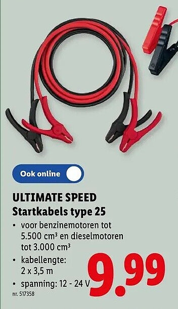 Startkabels type 25