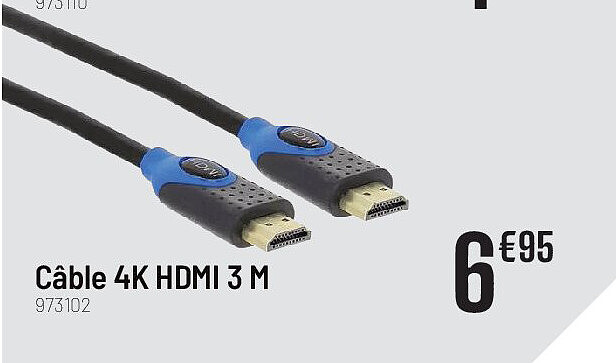 Câble 4K HDMI 3 M